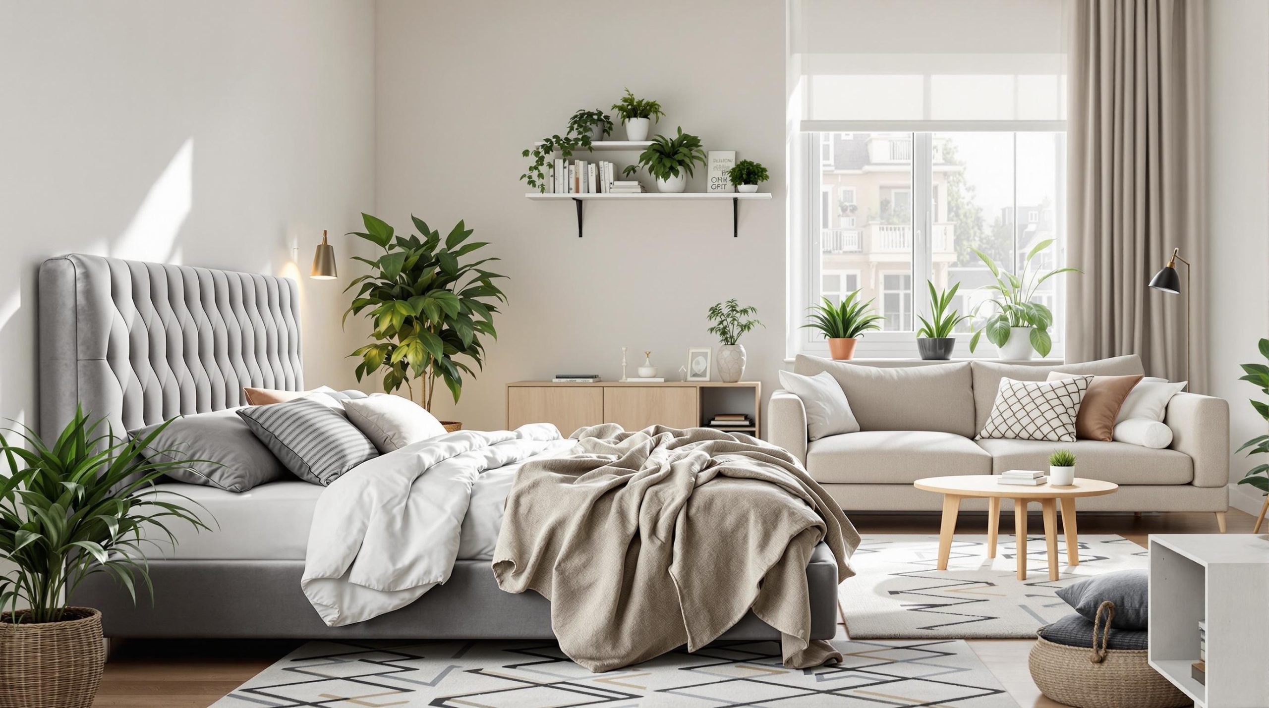 Aménager une chambre dans un salon : Conseils pratiques - Vie Harmonieuse