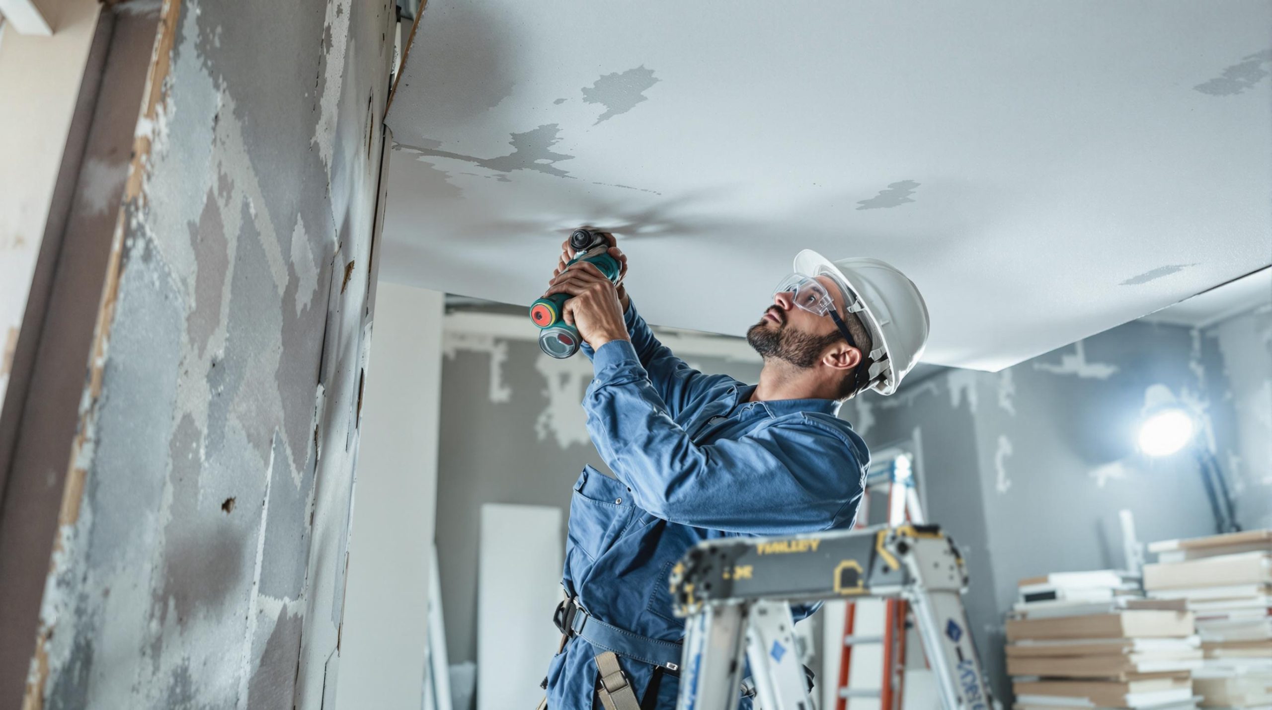 Comment coller du placo au plafond efficacement ? - Vie Harmonieuse