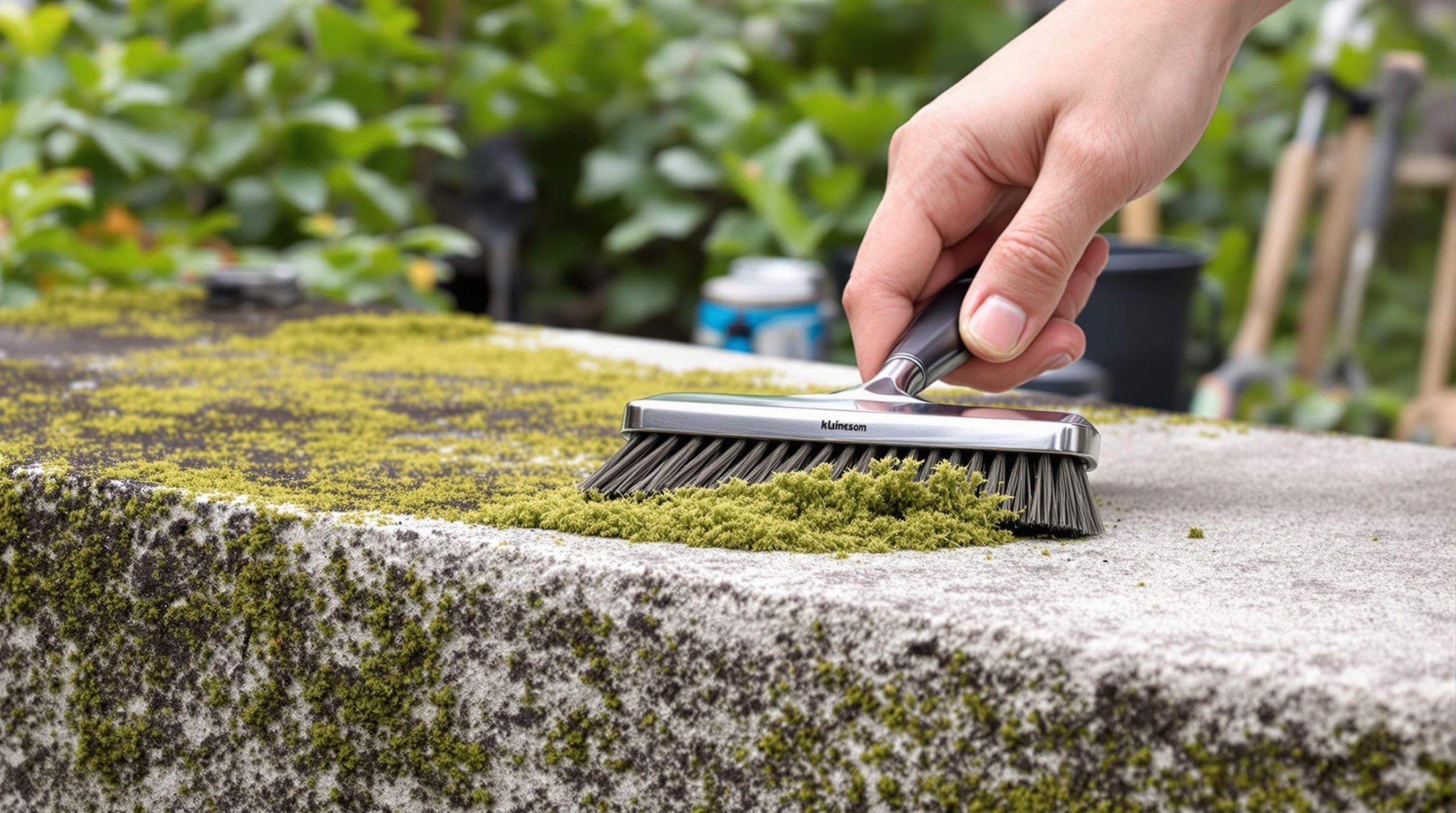 Comment enlever la mousse verte sur le béton - Vie Harmonieuse